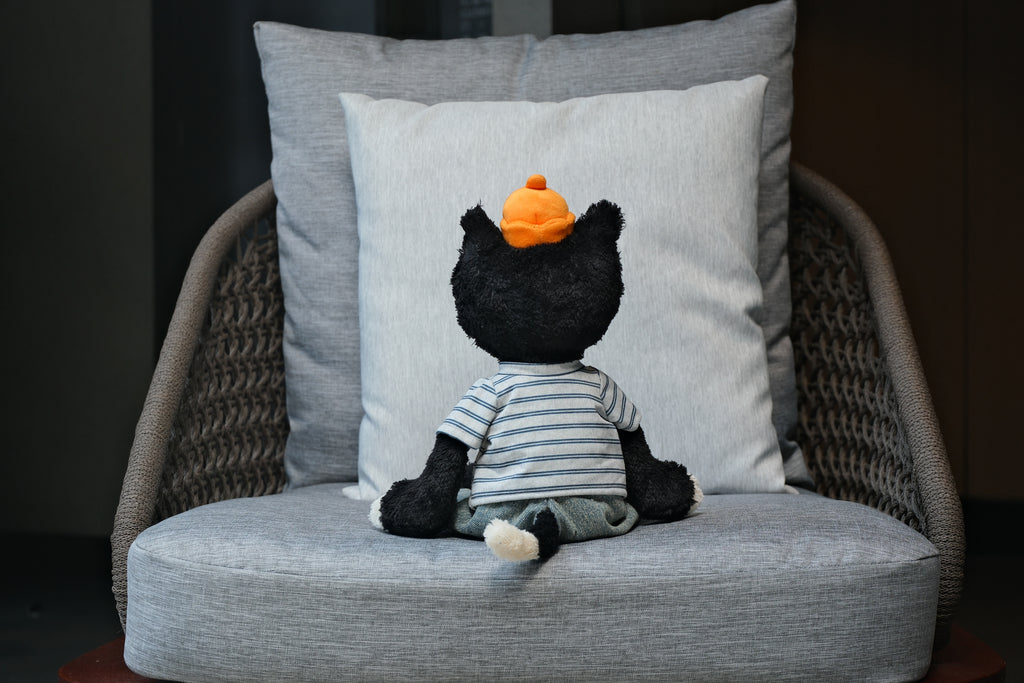 Jellycat Jack Clothes – Striped T-Shirt & Denim Trousers Set