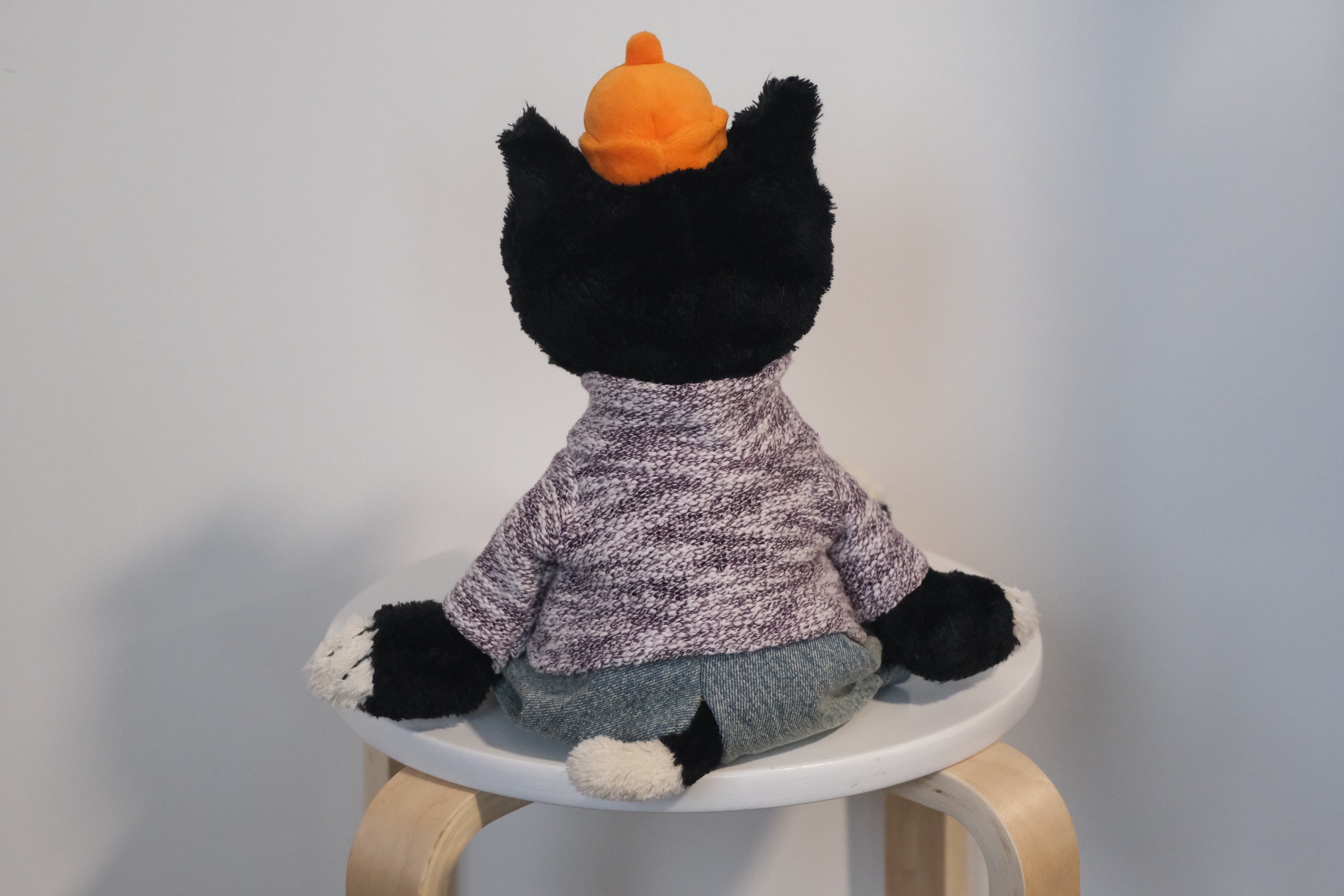 Jellycat Jack Clothes – Purple Sweater & Denim Trousers Set