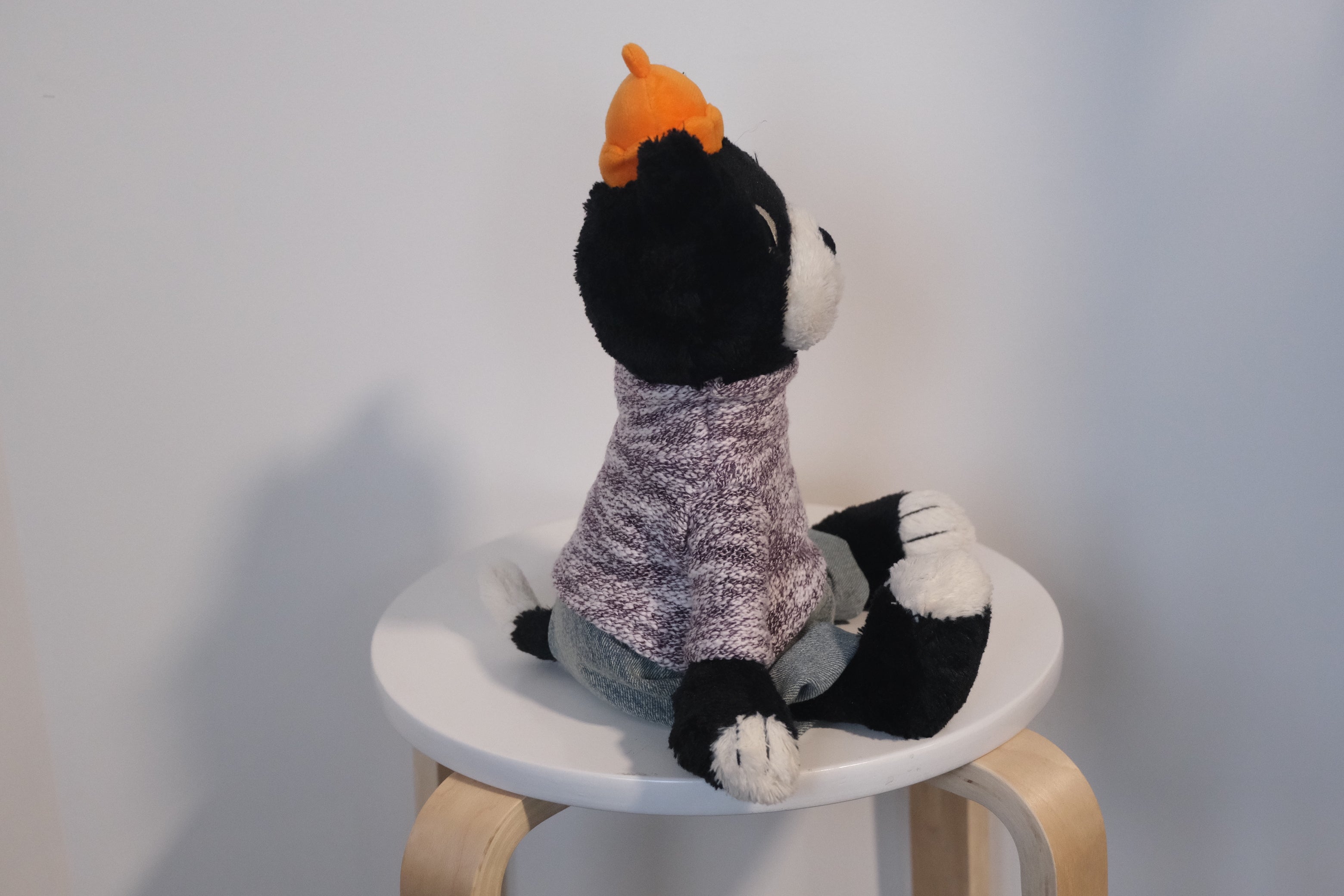 Jellycat Jack Clothes – Purple Sweater & Denim Trousers Set