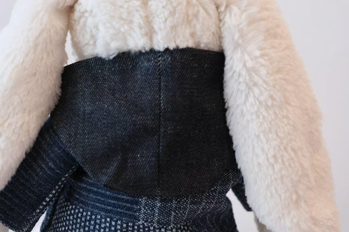 Handmade Denim Patchwork Outfit for Jellycat Bunny, Easer gifts, Easter bunny (No Dolls)