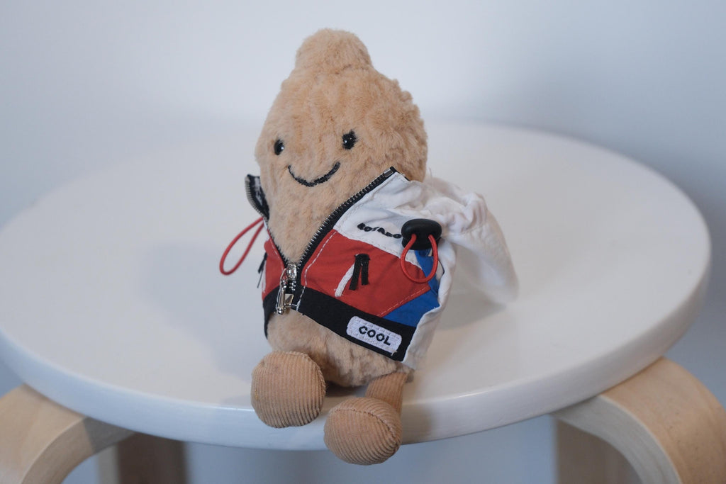 Jellycat Peanut Clothes,Color-Blocked Jacket Outfit,Amuseable Peanut Clothing,Custom Stuffed Animal Streetwear,Easter Gifts(No dolls)