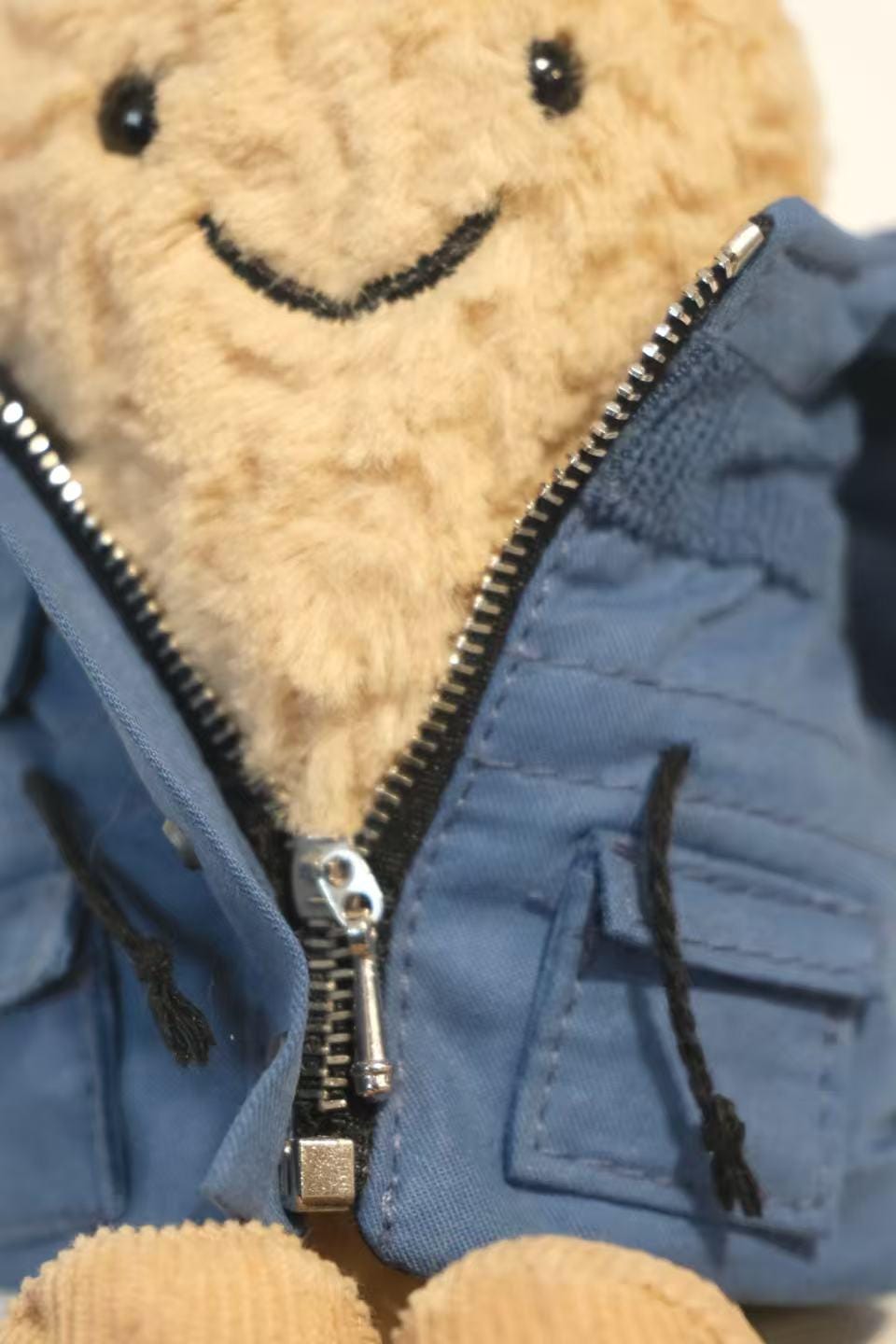 Jellycat Peanut Clothes | Handmade Winter Coat for Amuseable Peanut | Custom Stuffed Animal Jacket,Easter Gifts (doll Not included)