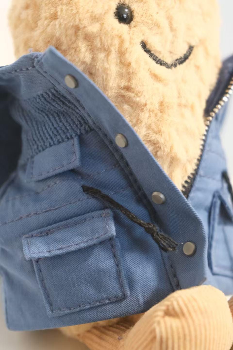Jellycat Peanut Clothes | Handmade Winter Coat for Amuseable Peanut | Custom Stuffed Animal Jacket,Easter Gifts (doll Not included)