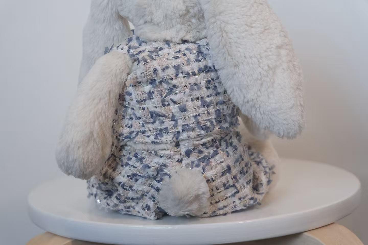 Jellycat Bunny Clothes | French Vest and Pants Set | Handmade Bashful Bunny Outfit | Custom Stuffed Animal Clothing|Easter Bunny（No Dolls)）