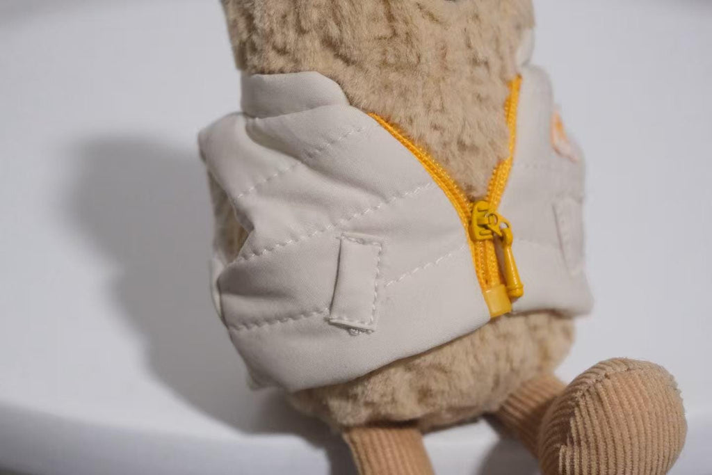 Jellycat Peanut Clothes, Amuseable Peanut Puffer Vest, Peanut Costume Accessory, Plush Toy Jacket, Doll Not Included