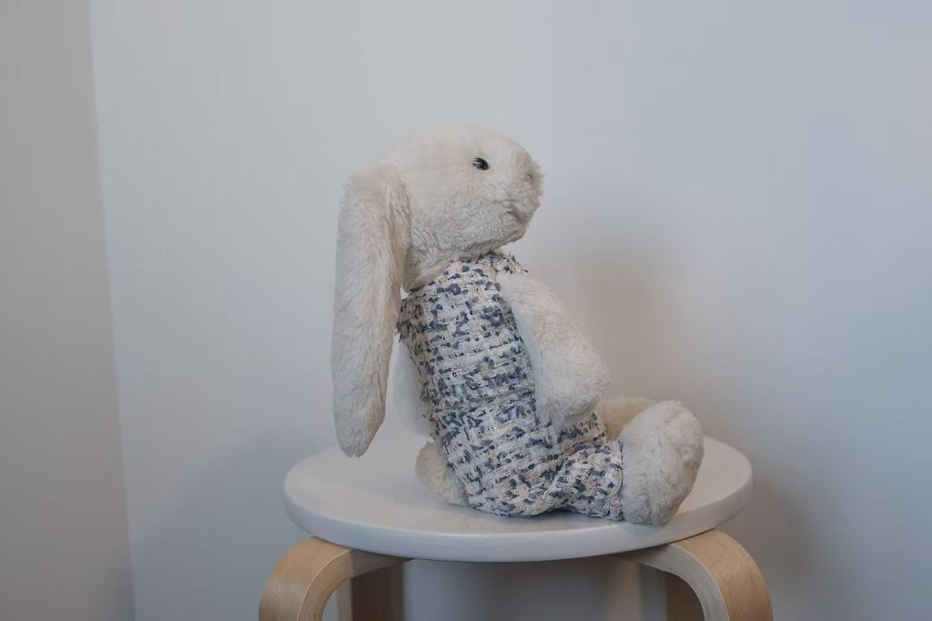 Jellycat Bunny Clothes | French Vest and Pants Set | Handmade Bashful Bunny Outfit | Custom Stuffed Animal Clothing|Easter Bunny（No Dolls)）