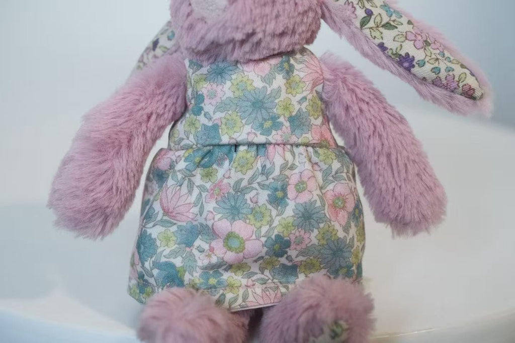 Wedding Dress Set for Jellycat Bashful Bunny |Miniature Bride Outfit |Flower Girl Bunny Clothes|Fits Tiny, Small & Medium Sizes Bunny|Easter