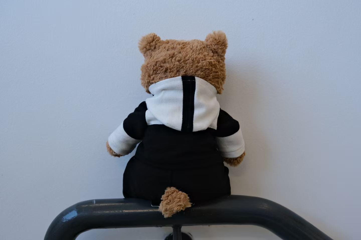 Jellycat Bartholomew Bear Clothes, Black Hoodie and Pants Set, Handmade Plush Bear Outfit, Stuffed Animal Streetwear, Easter Gift