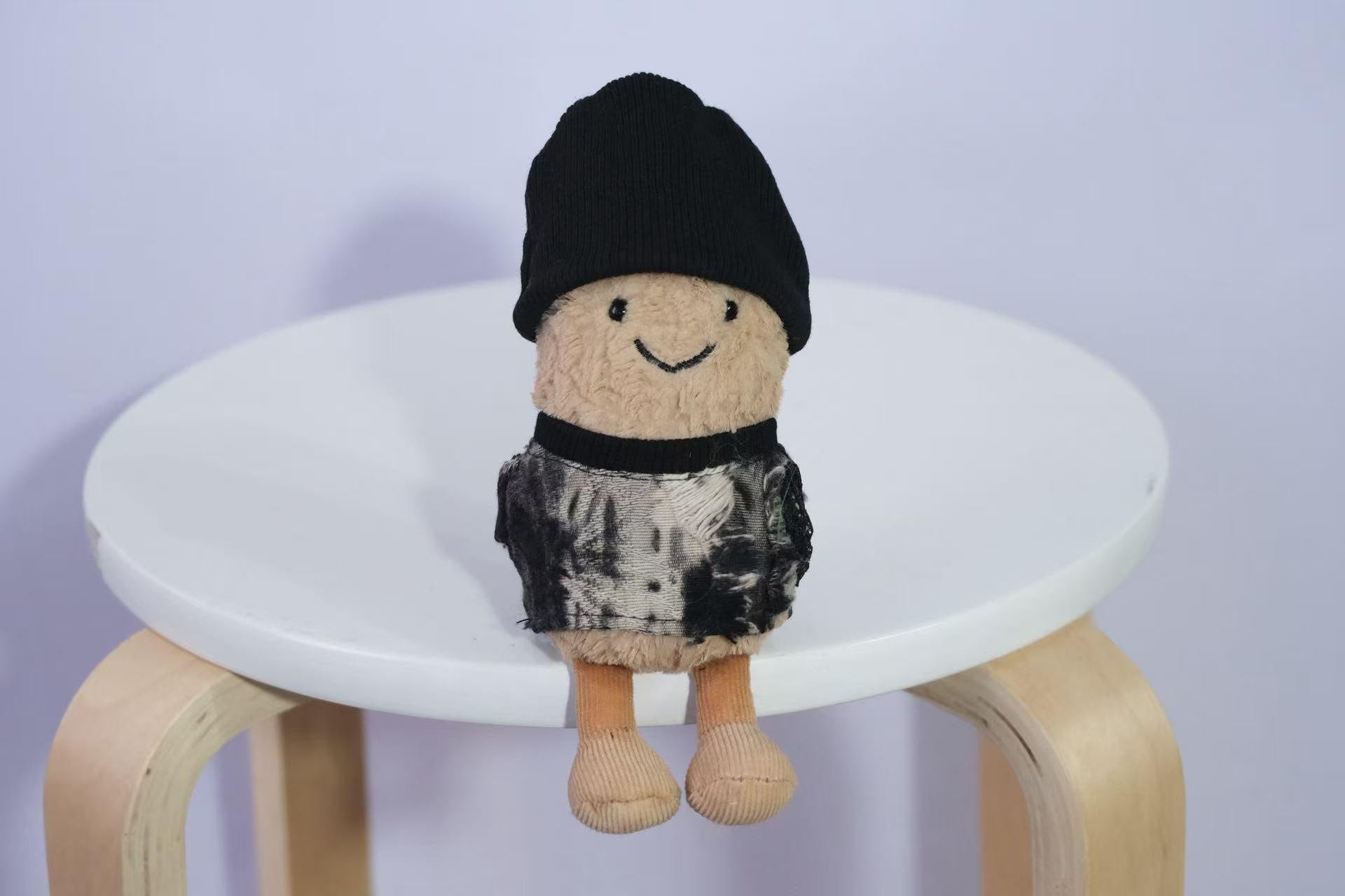 Jellycat Peanut Outfit, Beanie T Shirt and Sunglasses Set, Black Plush Clothes, Outfit Only