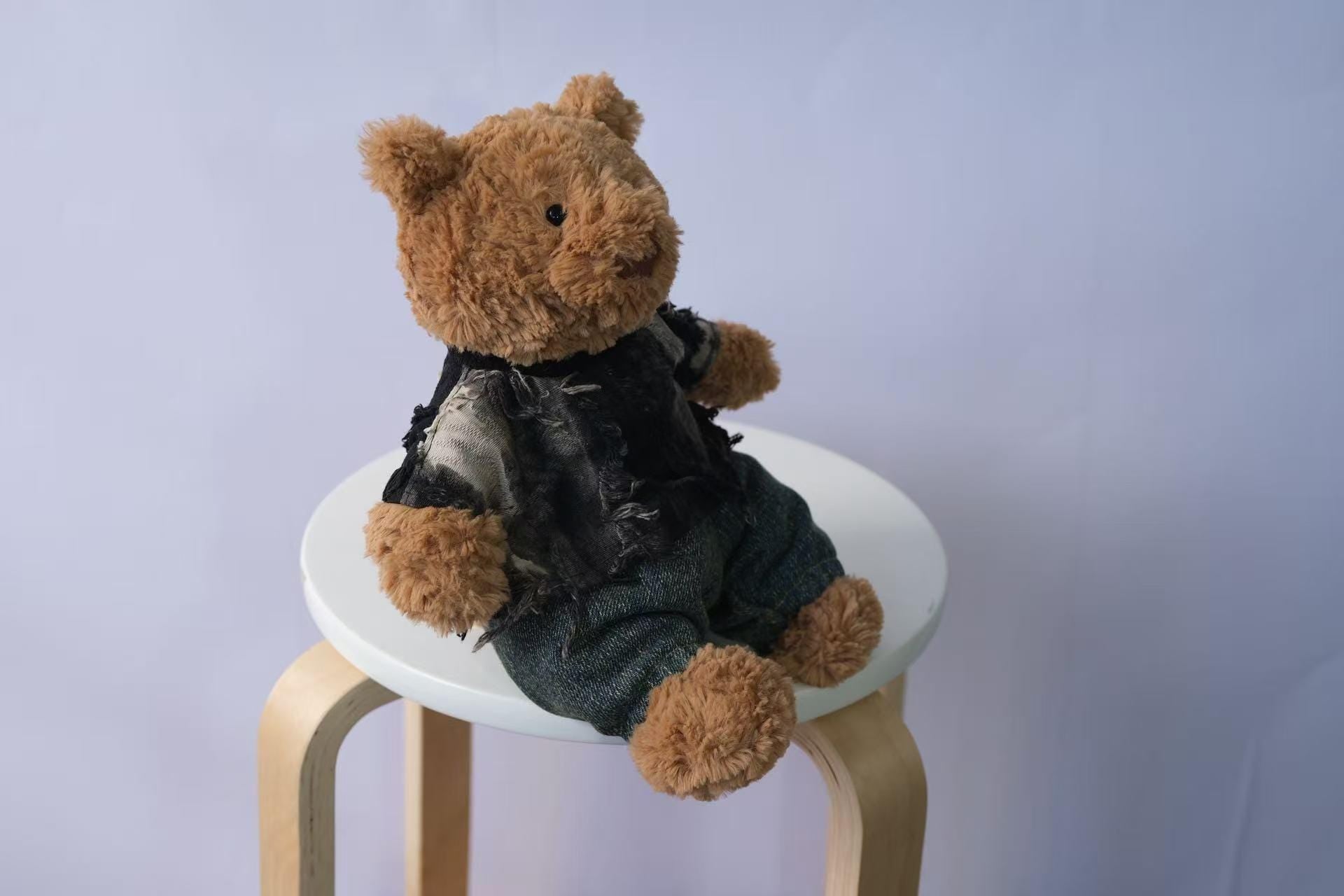 Jellycat Bear Clothes, Streetwear T-Shirt and Jeans Set for Medium Large Bear, Outfit Only Plush Not Included