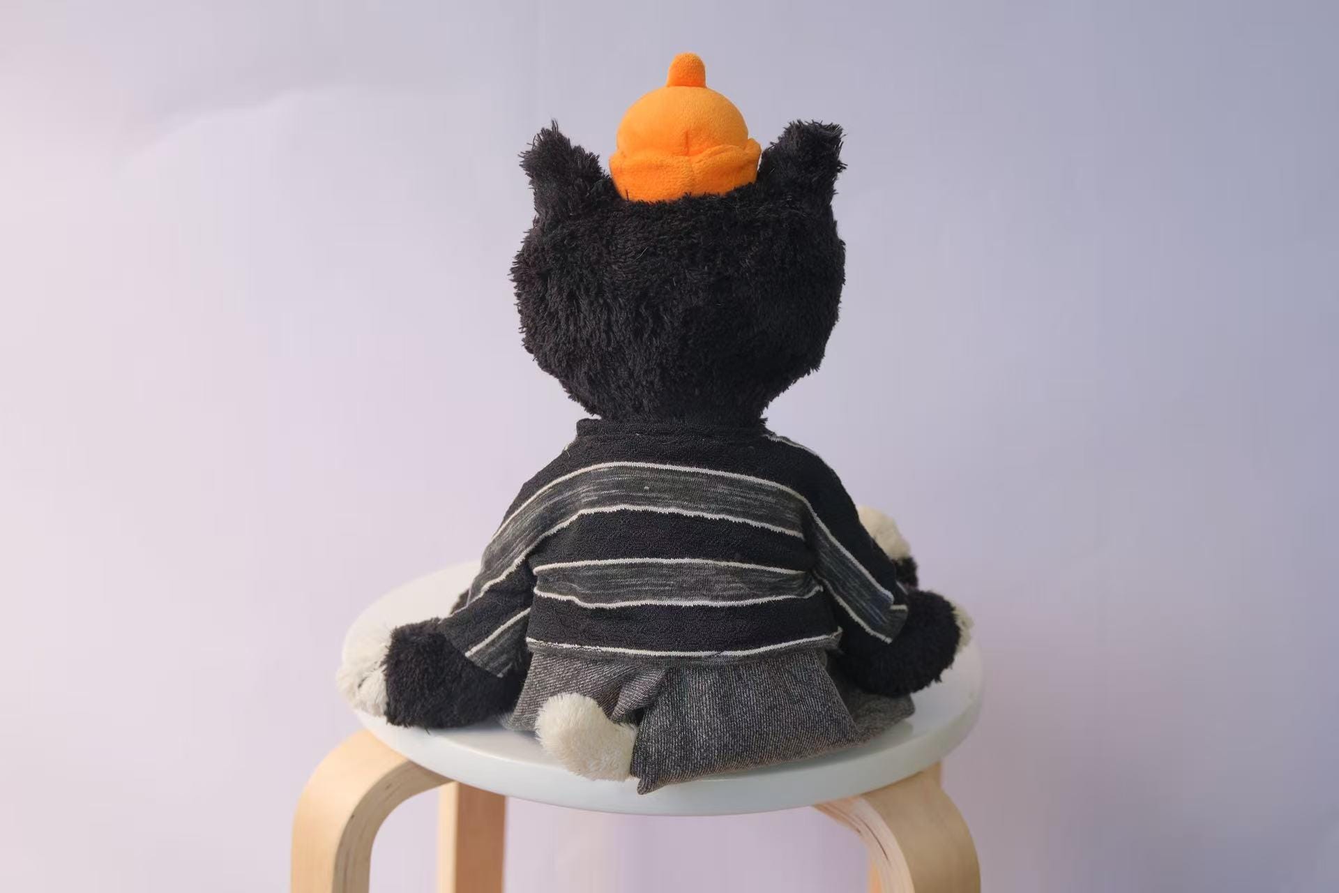 Jellycat Jack Outfit for Size M L, 2pc Plush Clothes Set, Striped T Shirt and Distressed Jeans, Clothes Only