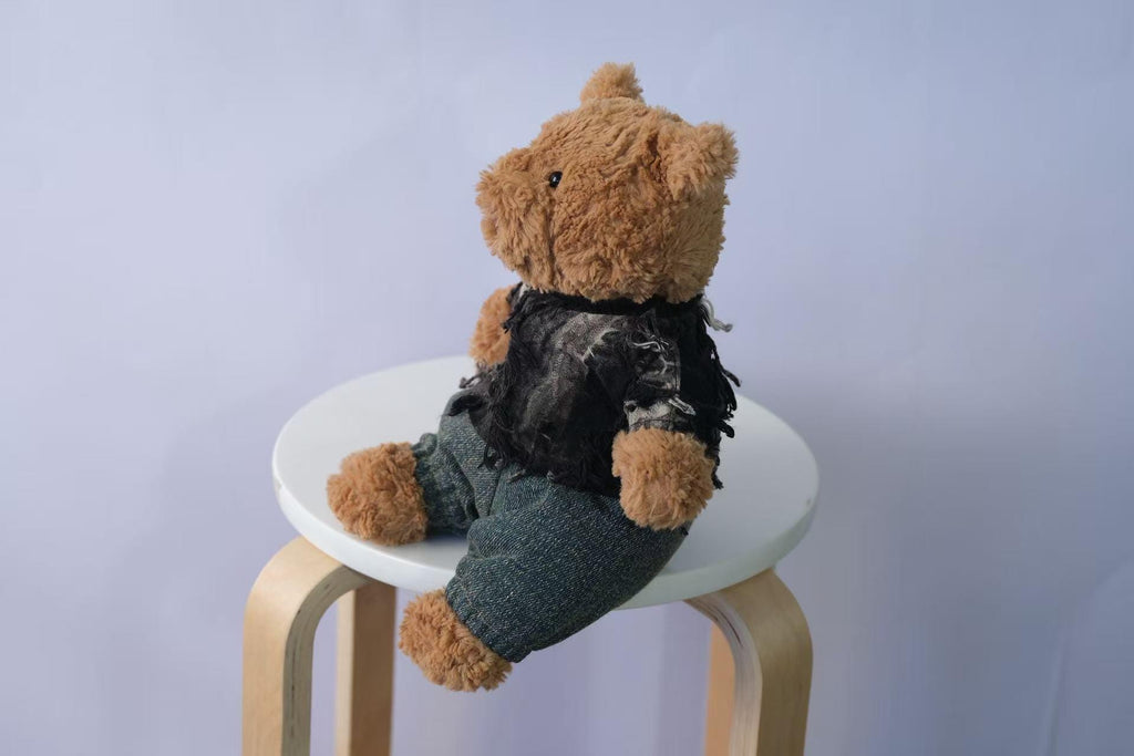Jellycat Bear Clothes, Streetwear T-Shirt and Jeans Set for Medium Large Bear, Outfit Only Plush Not Included