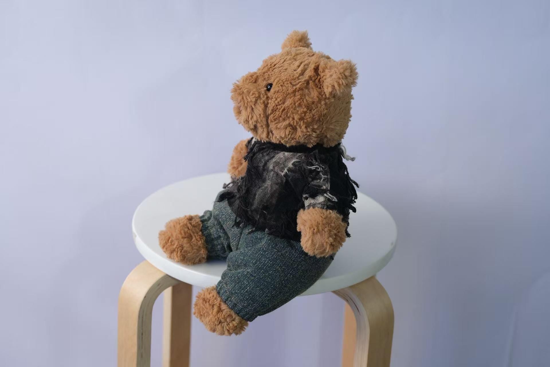 Jellycat Bear Clothes, Streetwear T-Shirt and Jeans Set for Medium Large Bear, Outfit Only Plush Not Included